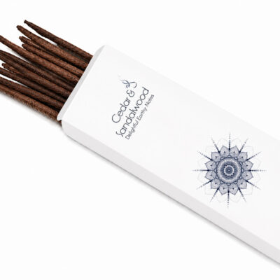 PURE INCENSE STICKS CEDAR SANDALWOOD - 10 STICKS